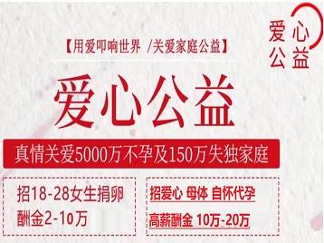 武川捐卵助孕生子 爱心志愿者招募